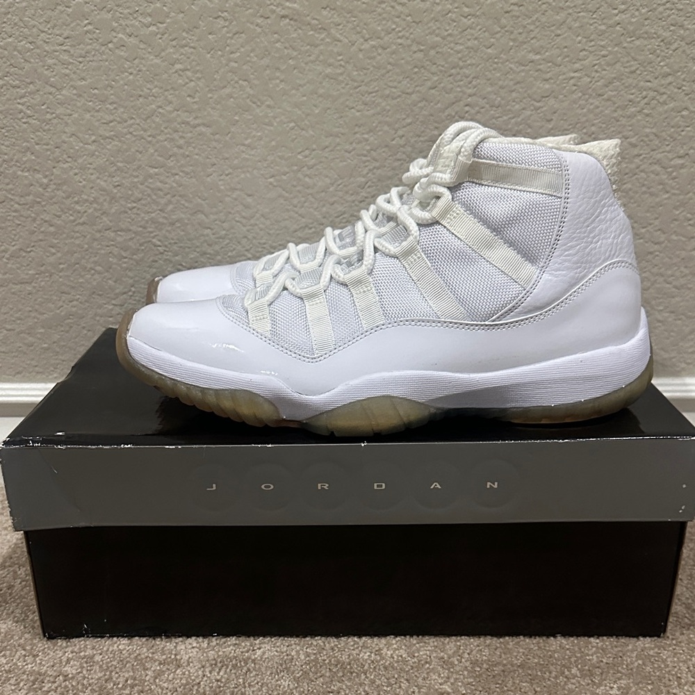 Jordan White 11 Retro 25th Anniversary Sneakers